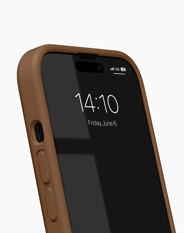 Ideal of Sweden  iPhone 17e  16e  15  14 13 Swirl MagSafe silikoninis dėklas, Salted Caramel, 4 nuotrauka